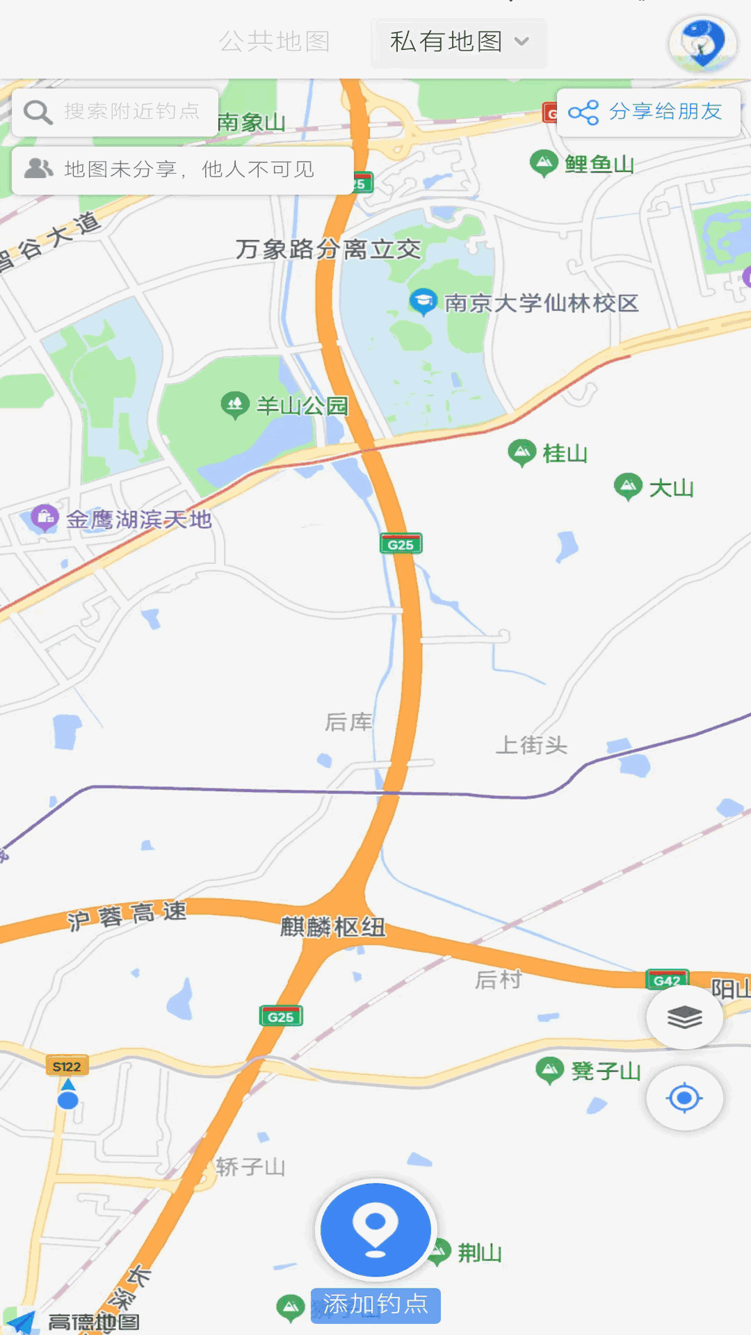 享钓钓点地图